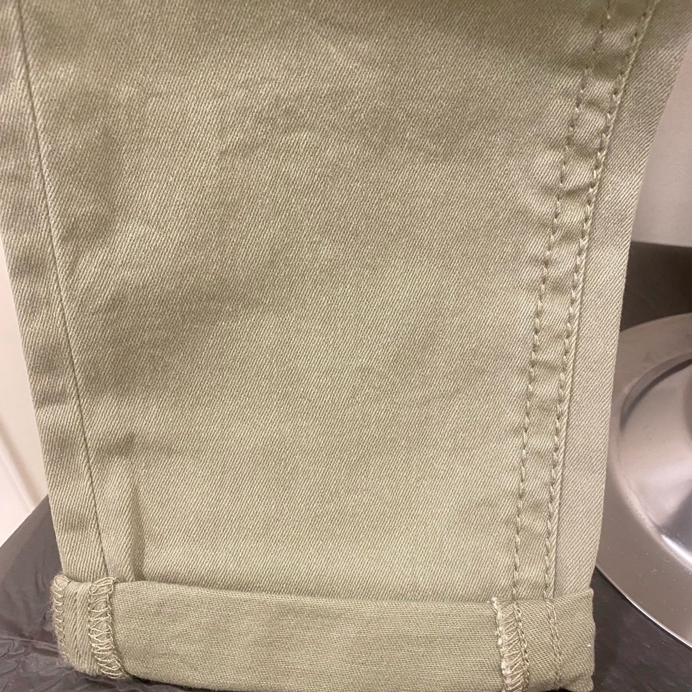 Seven7 Women's Starlette Cropped Jeans - Sage - Picture 6 of 6